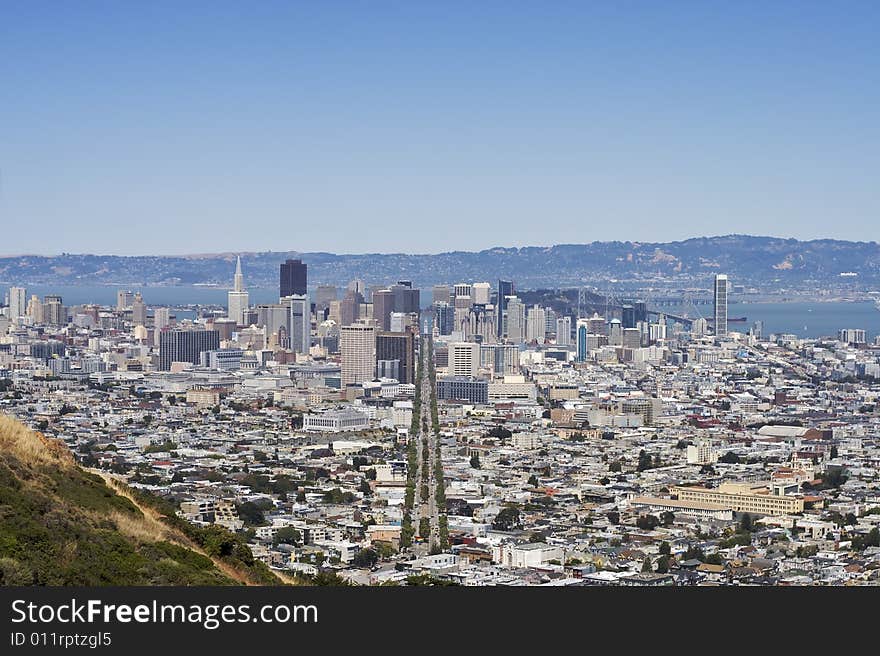 San Francisco From The Twin Peaks