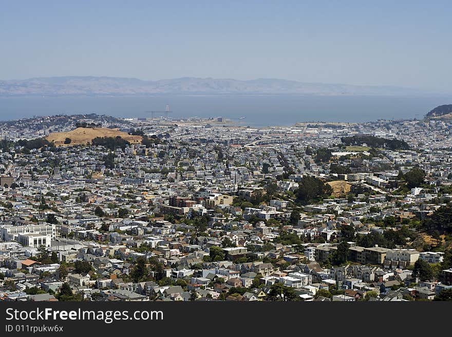 San Francisco from the Twin Peaks