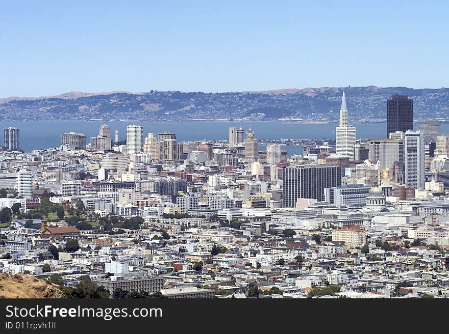 San Francisco from the Twin Peaks