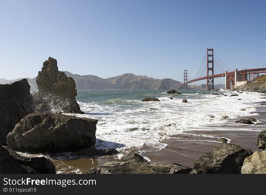 Golden Gate Bridge And Baker Beach