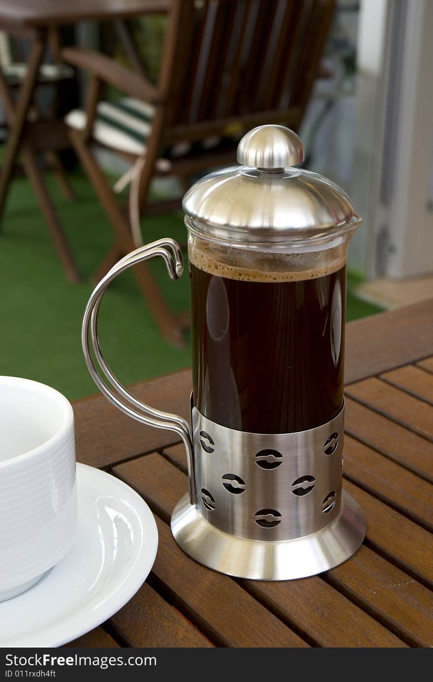 French press..