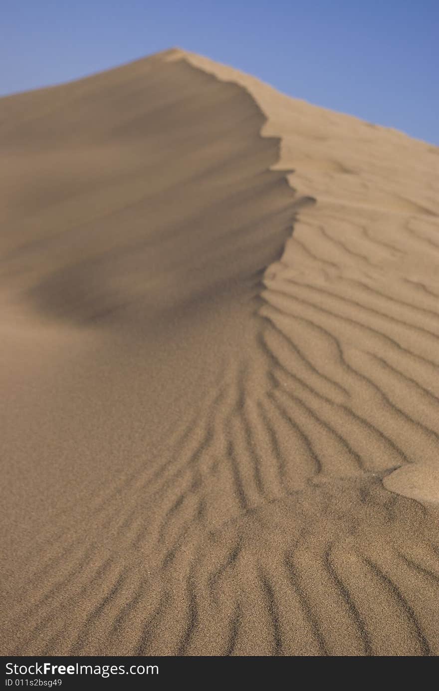 Desert sand dunes