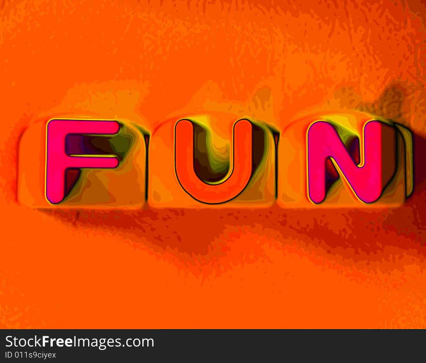 A pyschedelic fun background in orange. A pyschedelic fun background in orange.