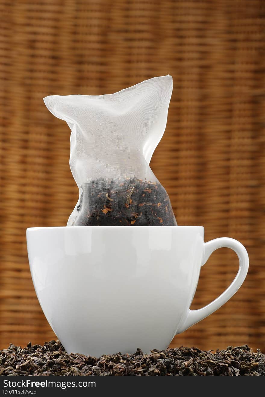 Corn silk tea bag