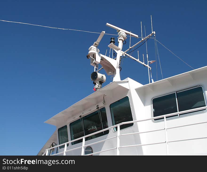 Boat control, communication towers