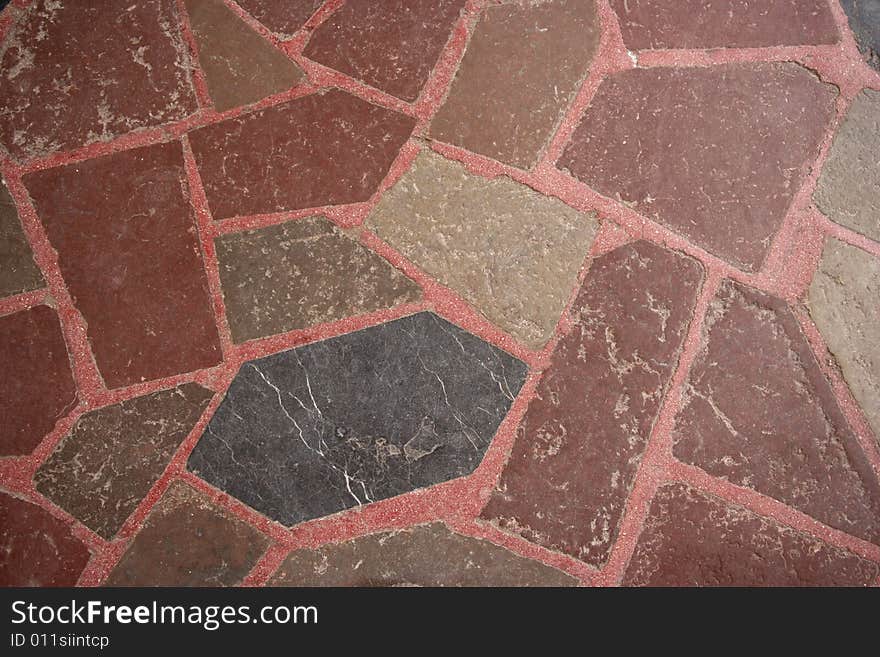 Old stone floor pattern as background