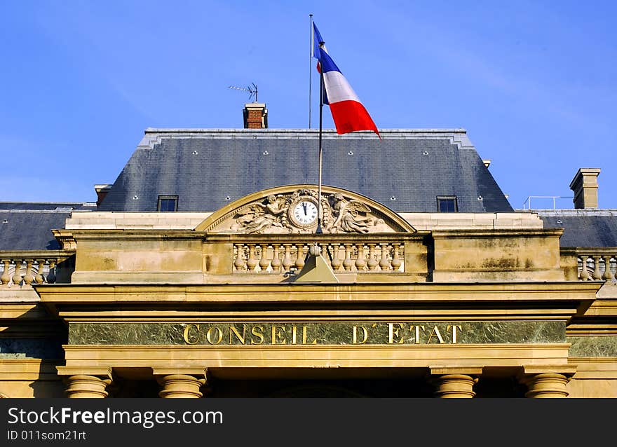 France, Paris, palais Royal: famous places, Conseil d etat