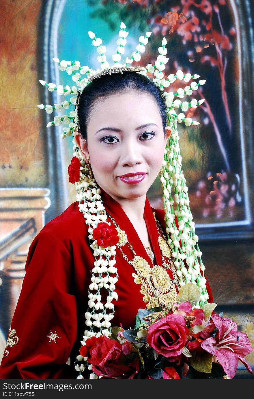 Pretty asia girl image at studio background