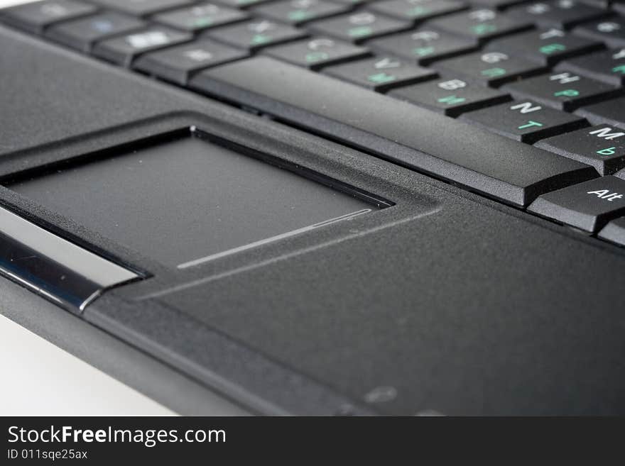 Modern compact notebook on a white background. Modern compact notebook on a white background