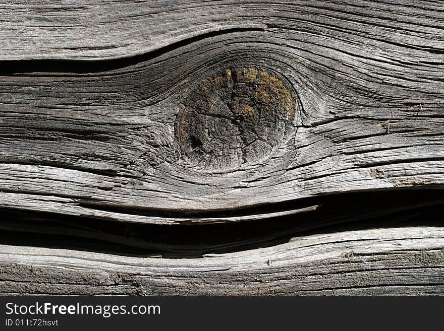 Close up of old wooden wall