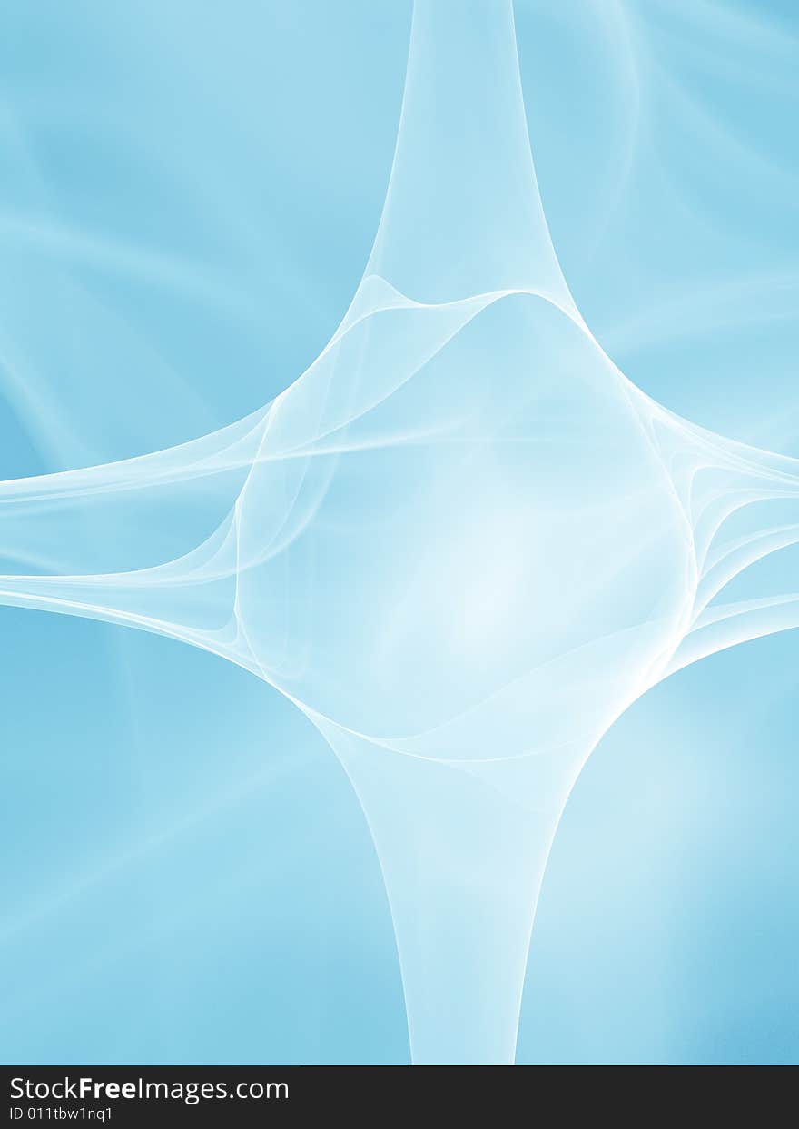 Abstract blue background. Fractal image