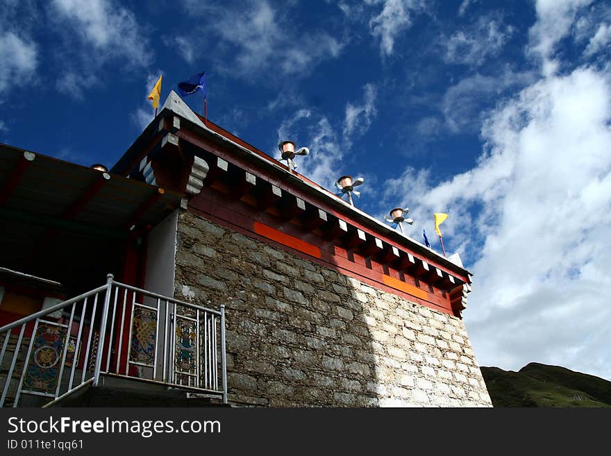 Tibet style house