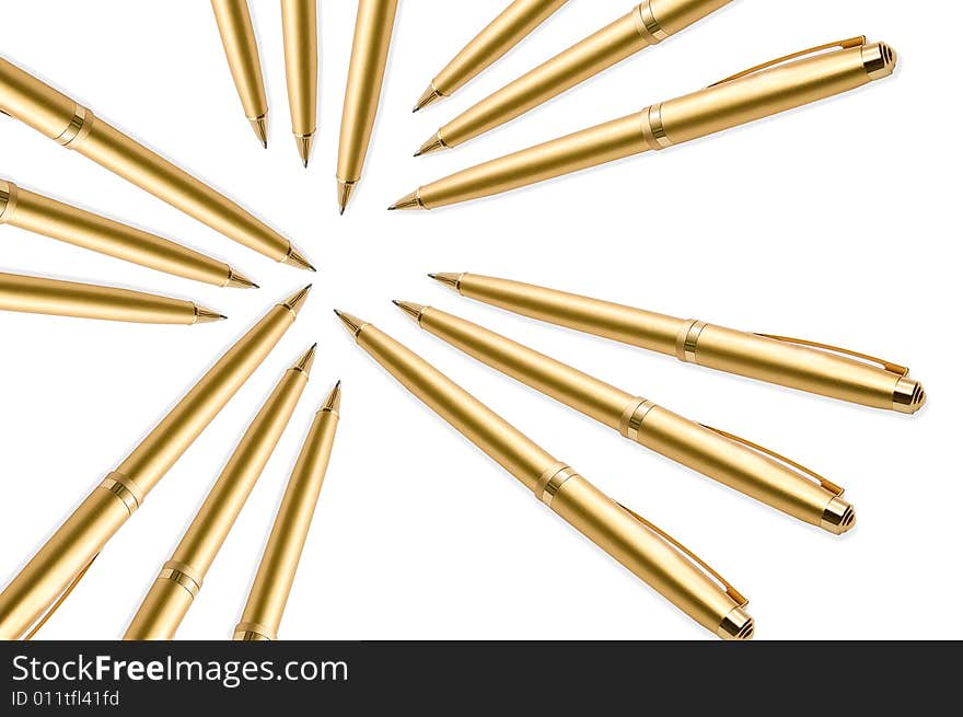 Gold pens