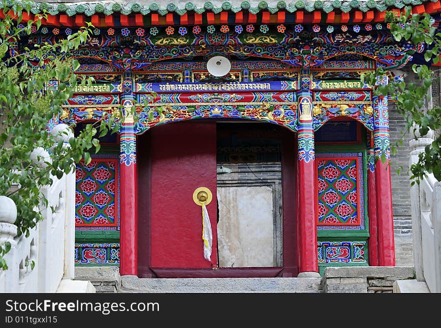 Chinese traditional door, ancient building