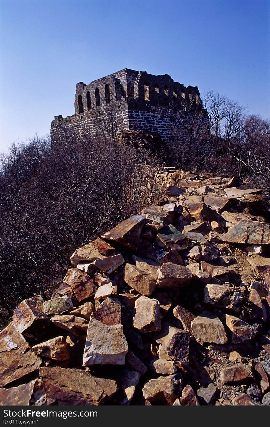 The great wall in jiankou sector, beijing, china