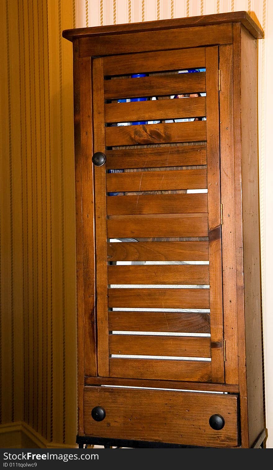 Old Wooden Bath Chest