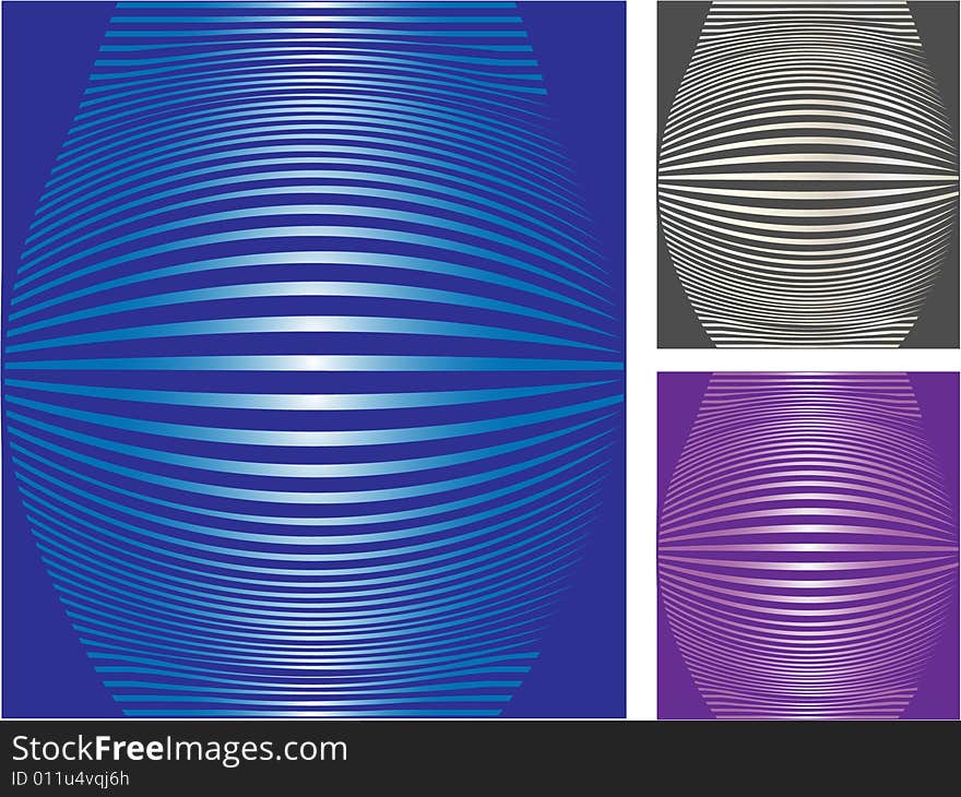 Spiral Striped Background