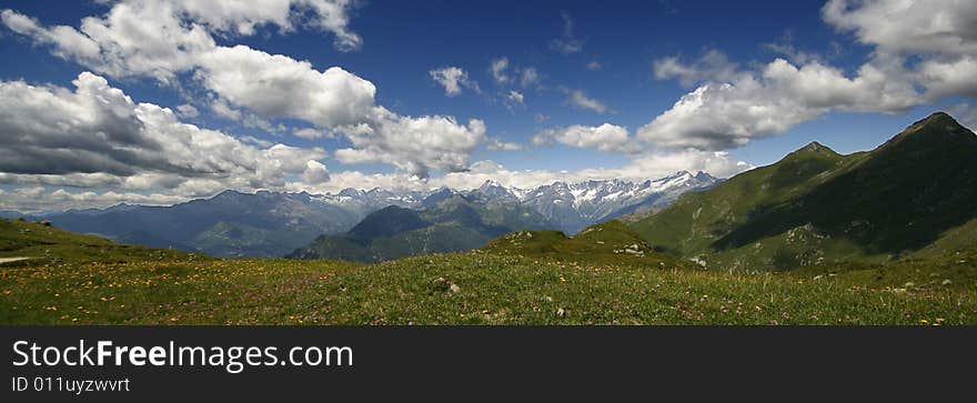 Landscape in the Alps of Italy. Landscape in the Alps of Italy