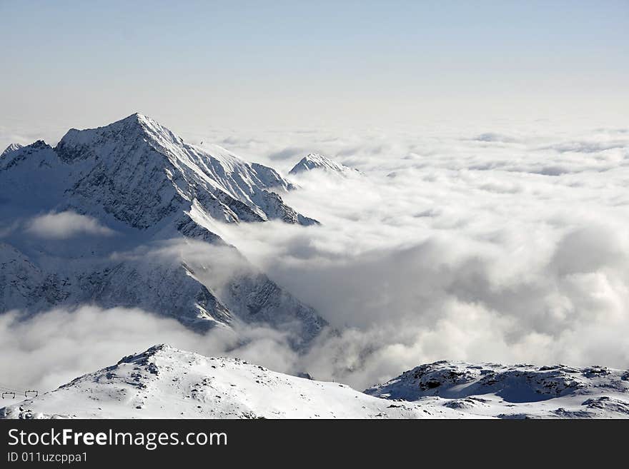 Landscape in the Alps of Italy. Landscape in the Alps of Italy