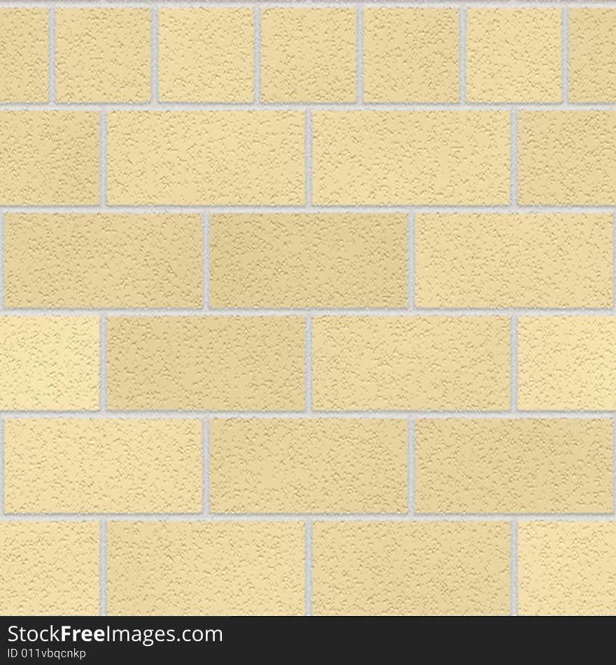 Cream seamless bricks