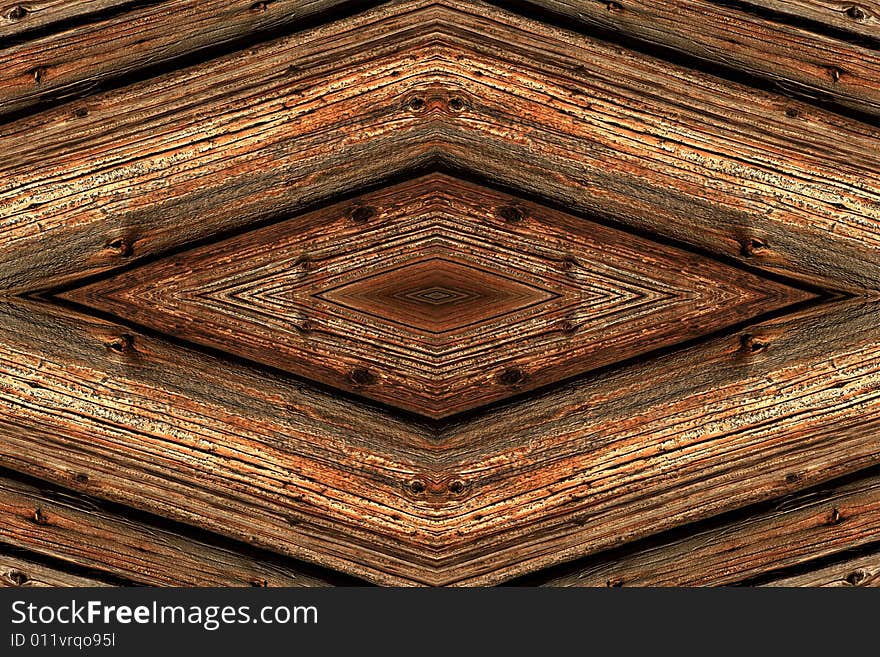 Close view of a rustical wood background