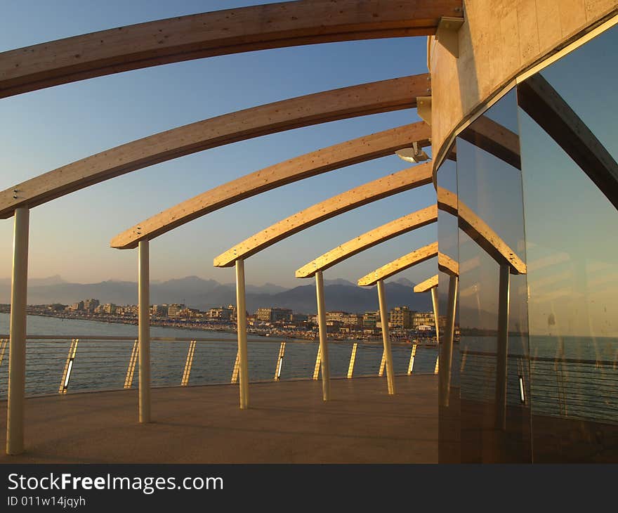 Dock of Lido di Camaiore