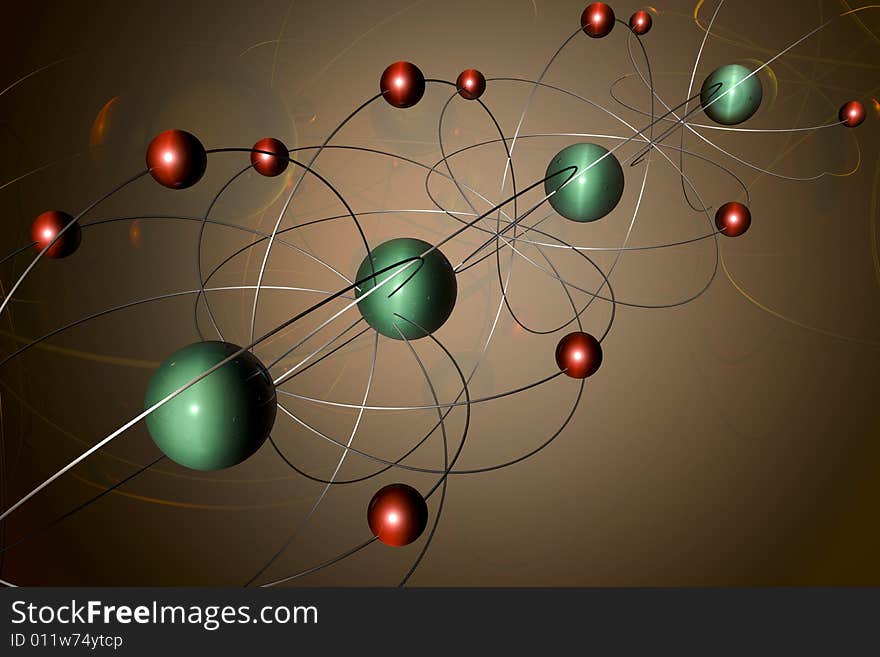 3d model of an molecule