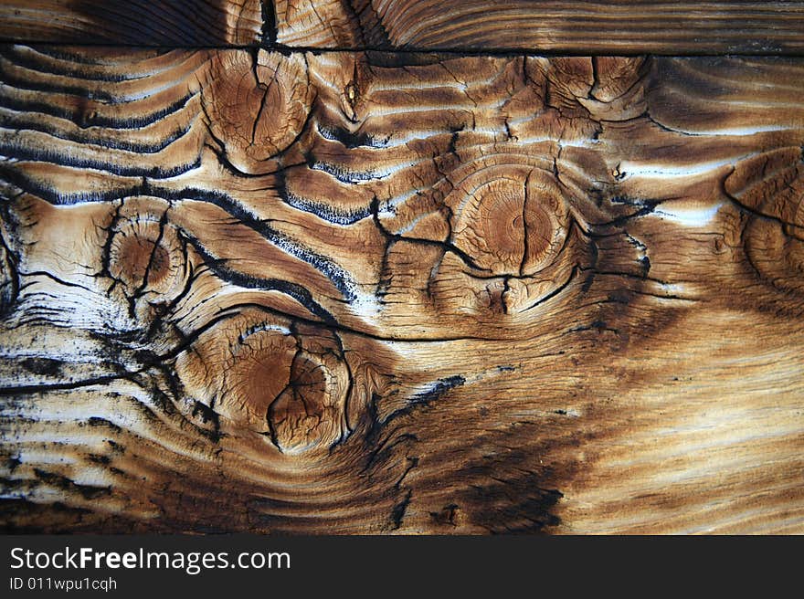 Close view of a wooden background