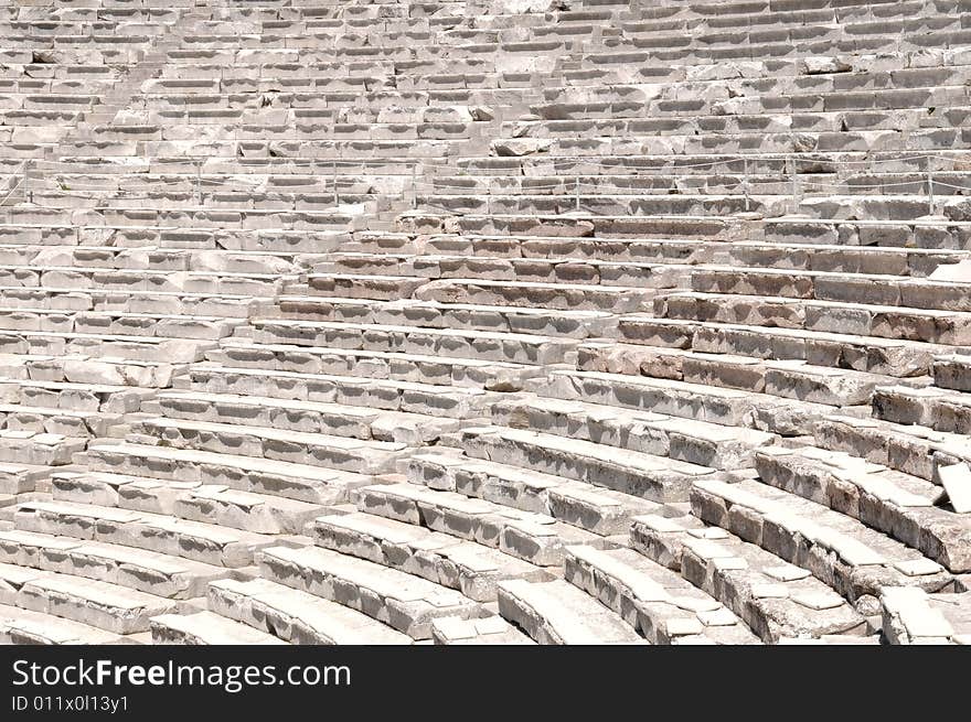 The ancient theatre in Epidaurus, Greece