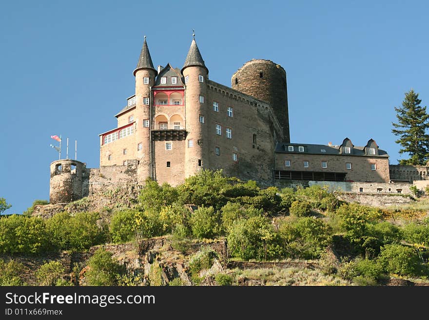 Castle located in St Goar Germany. Castle located in St Goar Germany