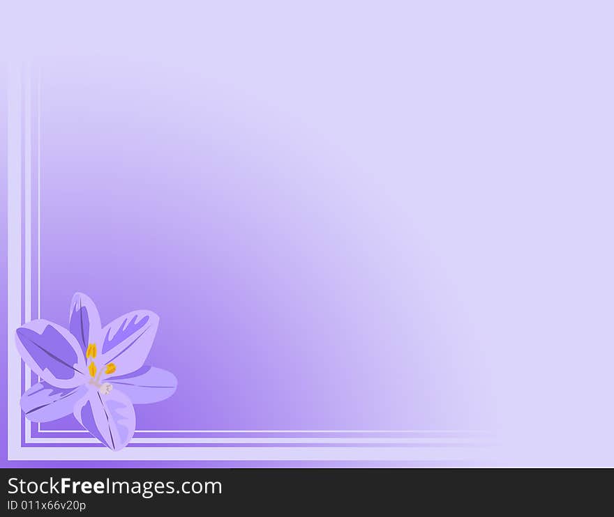 Purple flower background