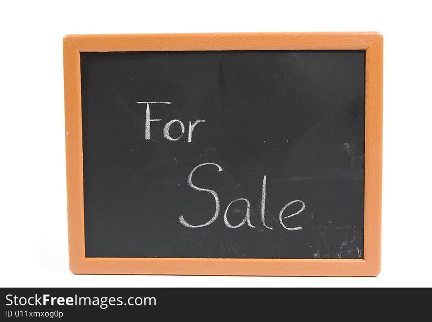 Chalkboard With Text For Sale