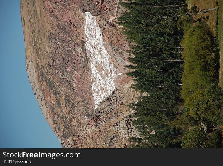 Salt mines of peru