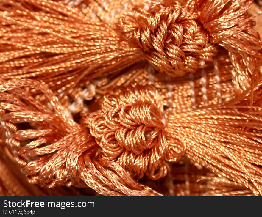 Orange abstract background of texture of material