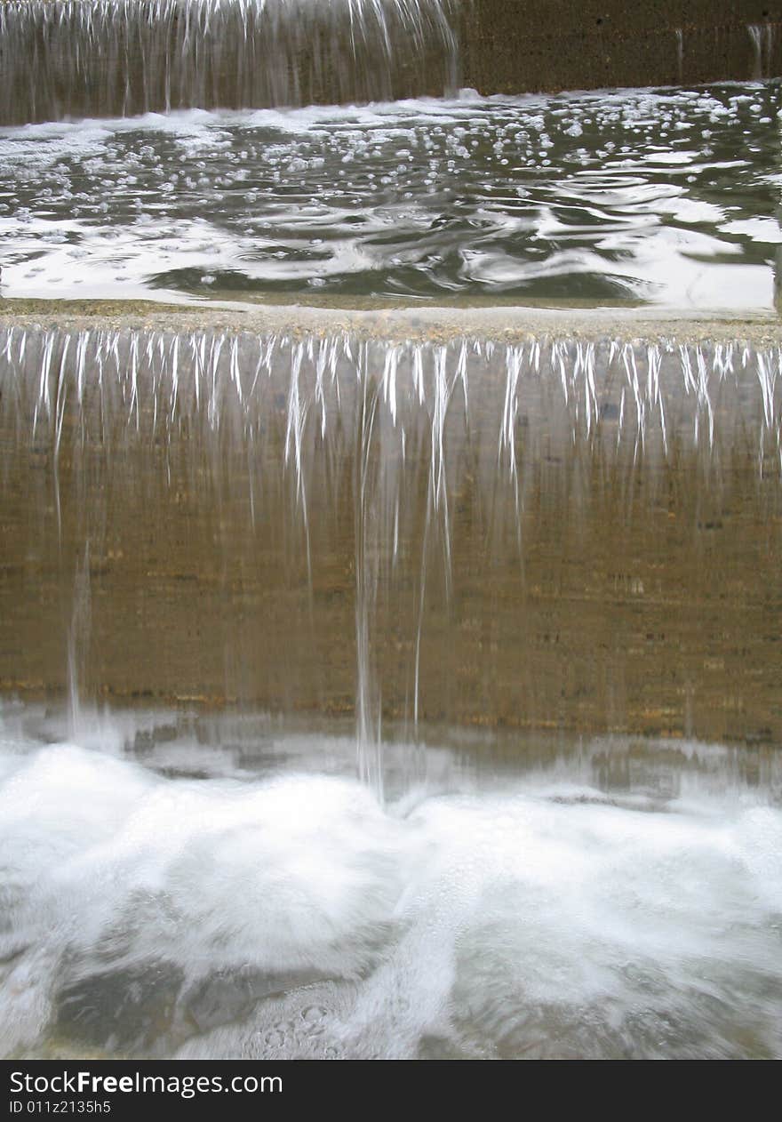 Fountain with levels in a park