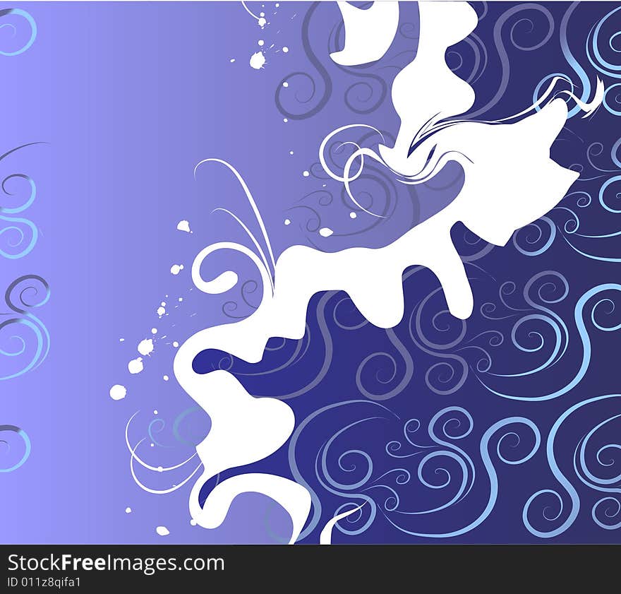 Abstract Blue Background