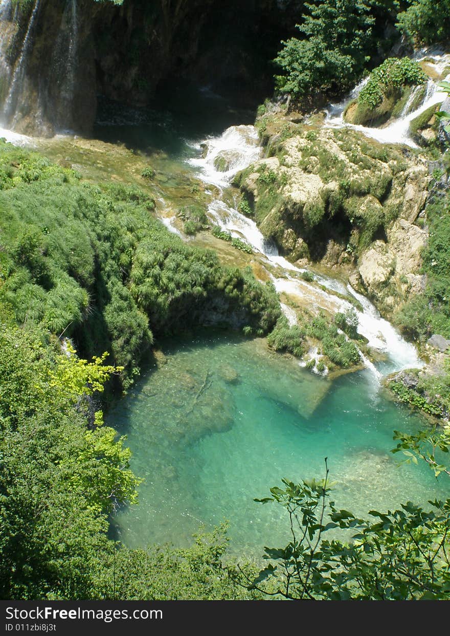 Crystal water pure nature lake. Crystal water pure nature lake