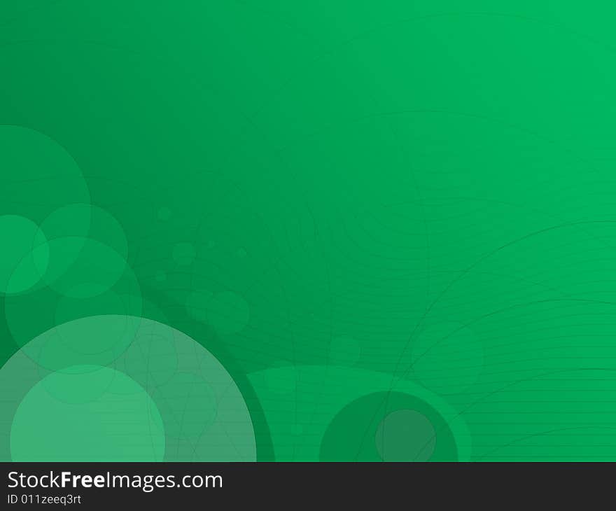 Green abstract wallpaper with circles and vectors shape. Green abstract wallpaper with circles and vectors shape