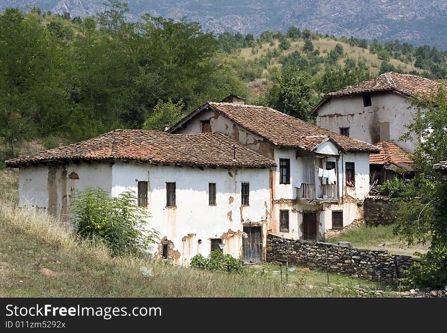 Old house 	in small village