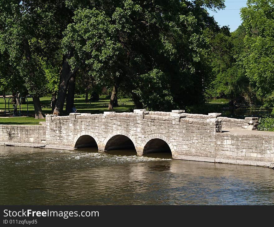 Bridge over water