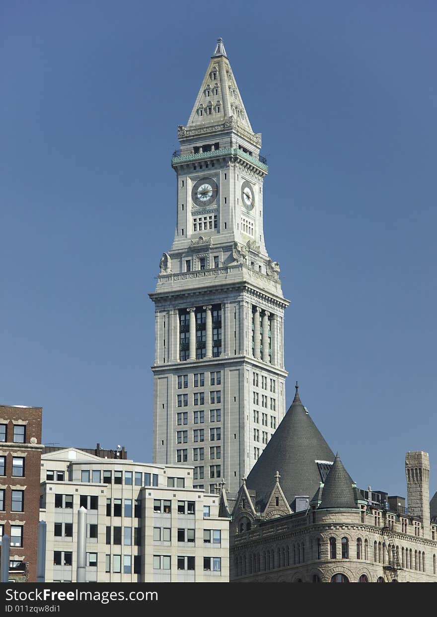 Historic Stone Church clocktower