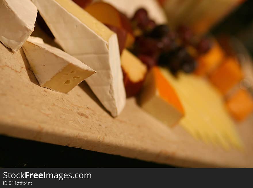 Selection Of Cheeses