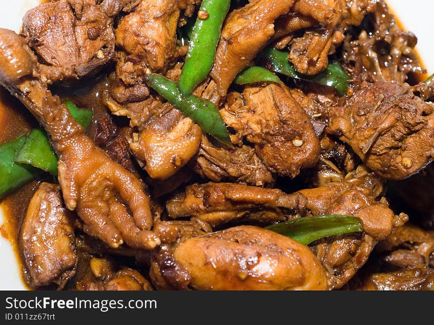 Fried Chicken With Chili