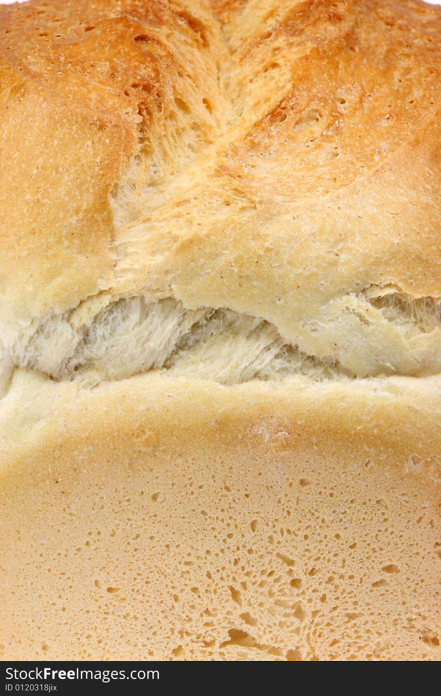 Closeups of a appetizing wheat bread.