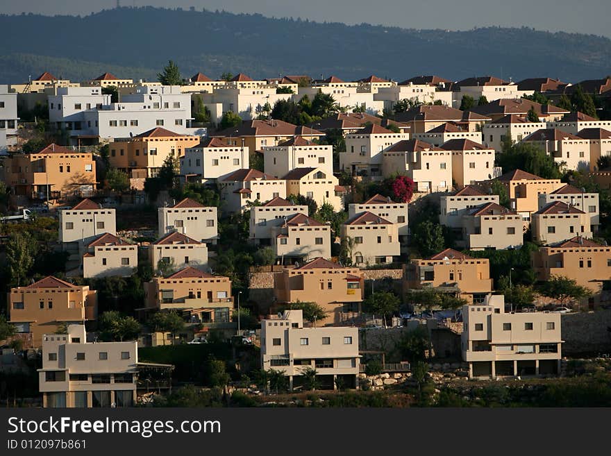 Houses on Hillside