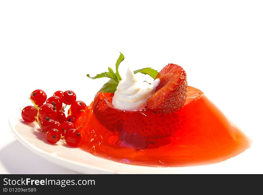 Fruit Jelly Isolated