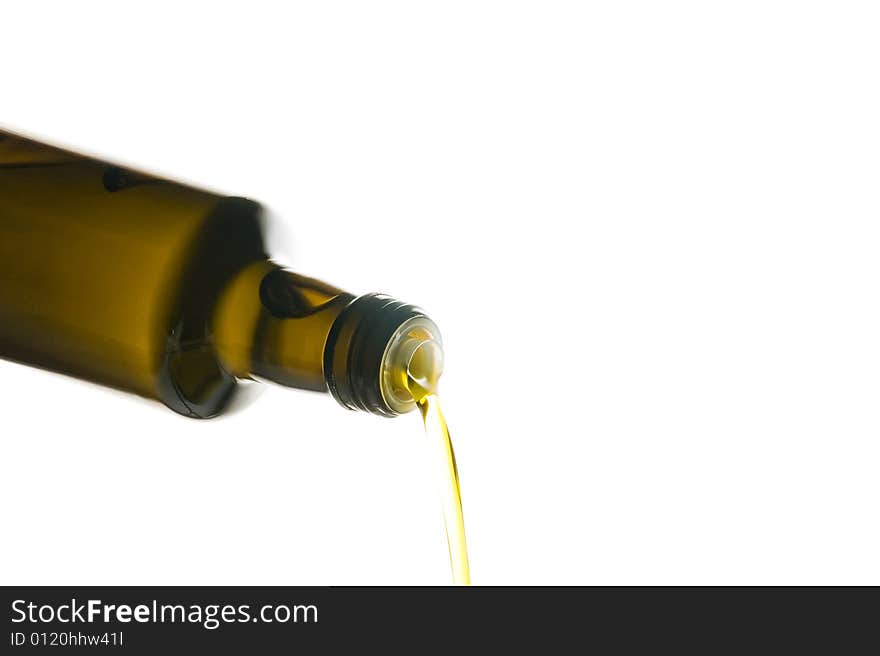 Olive oil being poured