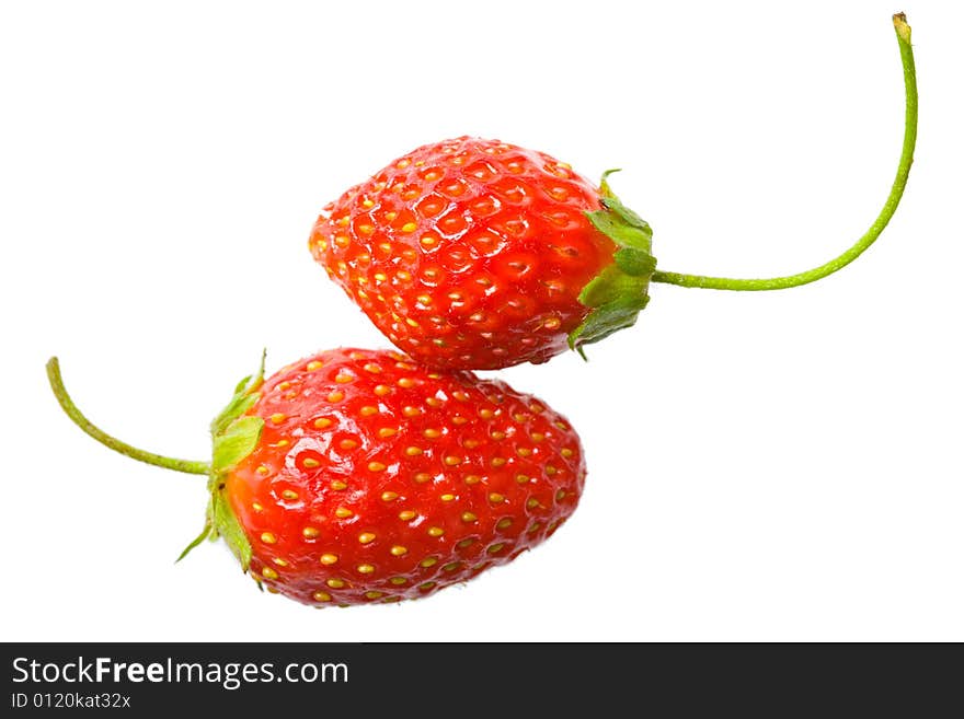 Strawberry isolated on white background