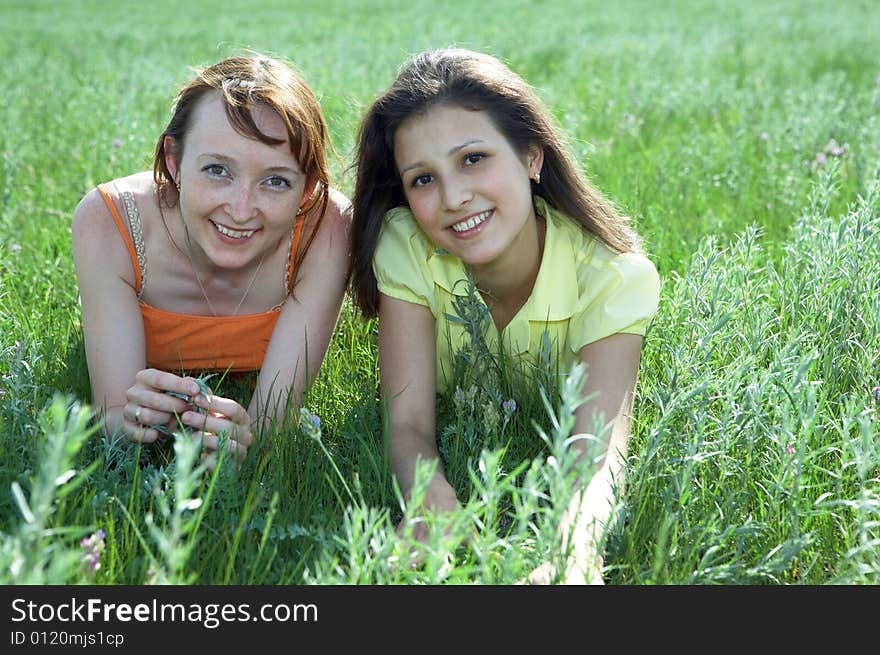 Two beautiful girls