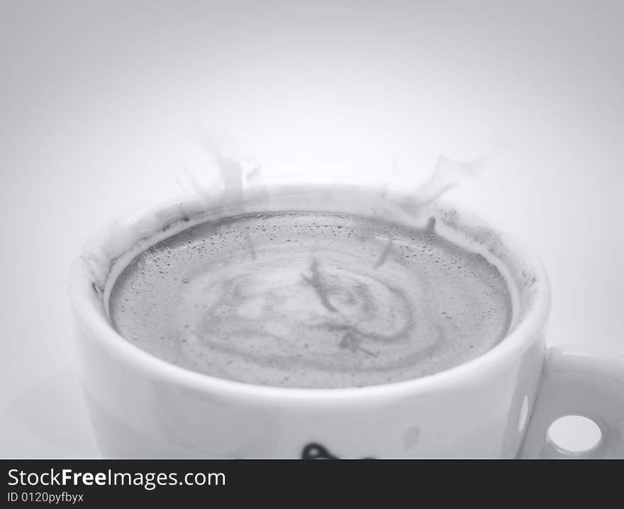 Cup for coffee it is isolated on a white background. Cup for coffee it is isolated on a white background